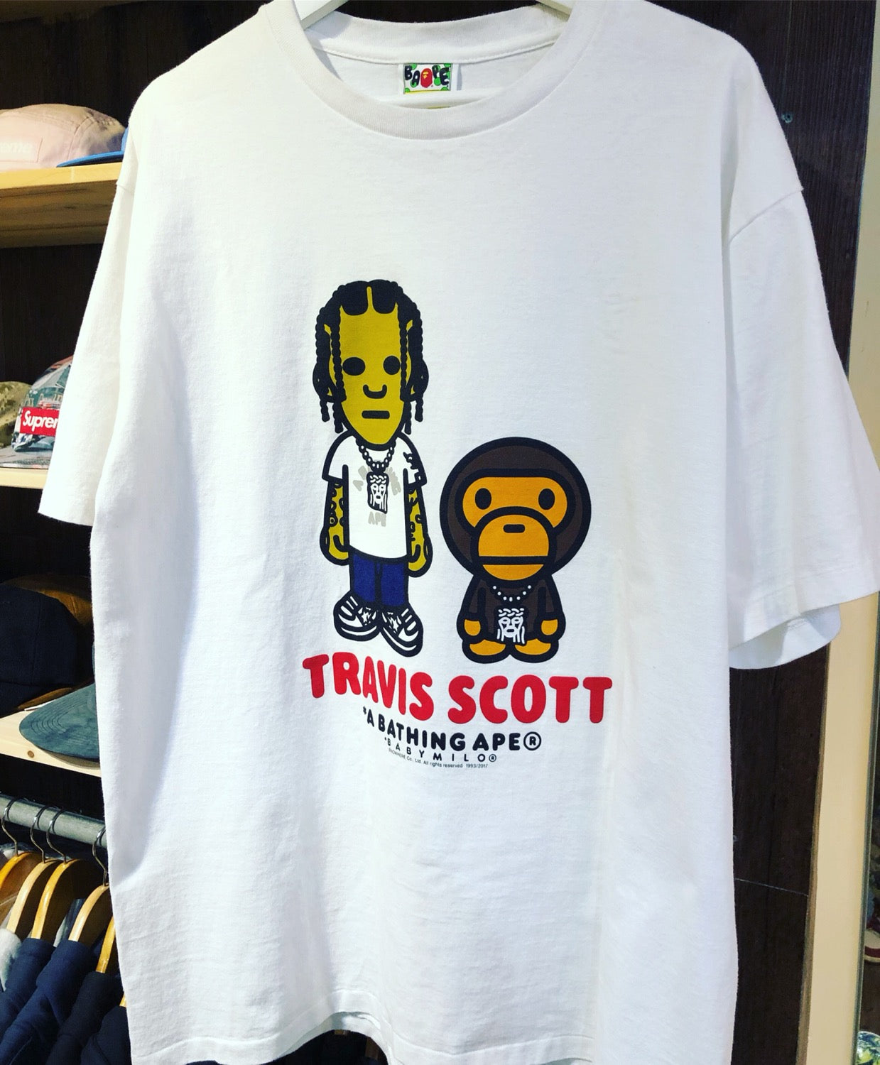 A Bathing Ape x Travis Scott Tee